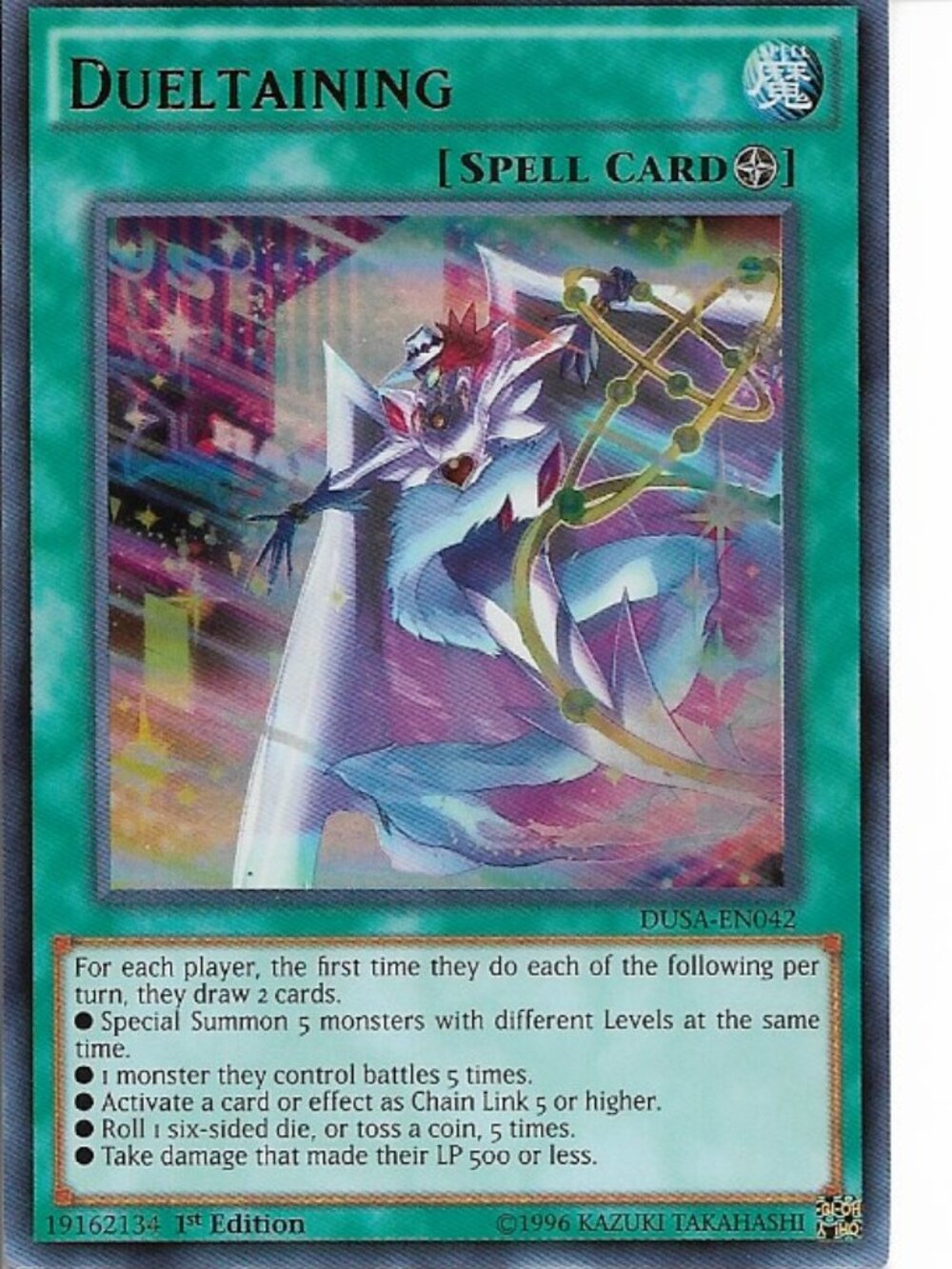 Yu-Gi-Oh Dueltaining DUSA-EN042 Holo LP